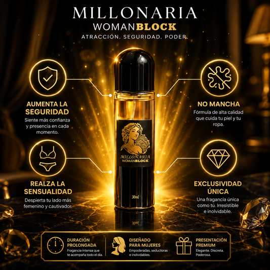 MILLONARIA®️ Perfume Ropa Interior.