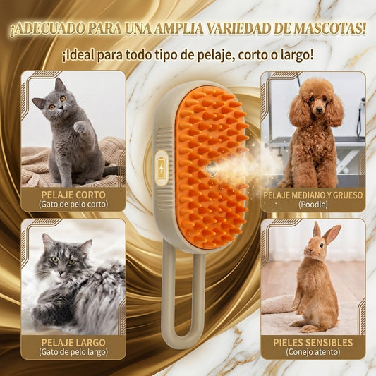 MascotaMist Pro®️ Cepillo vaporizador para perros y gatos