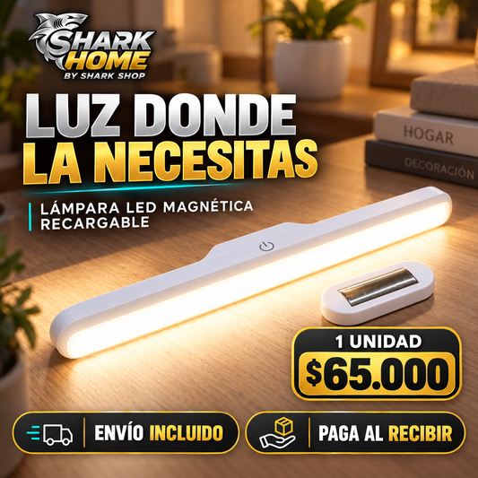 Lámpara LED Magnética Recargable de 3 Tonos