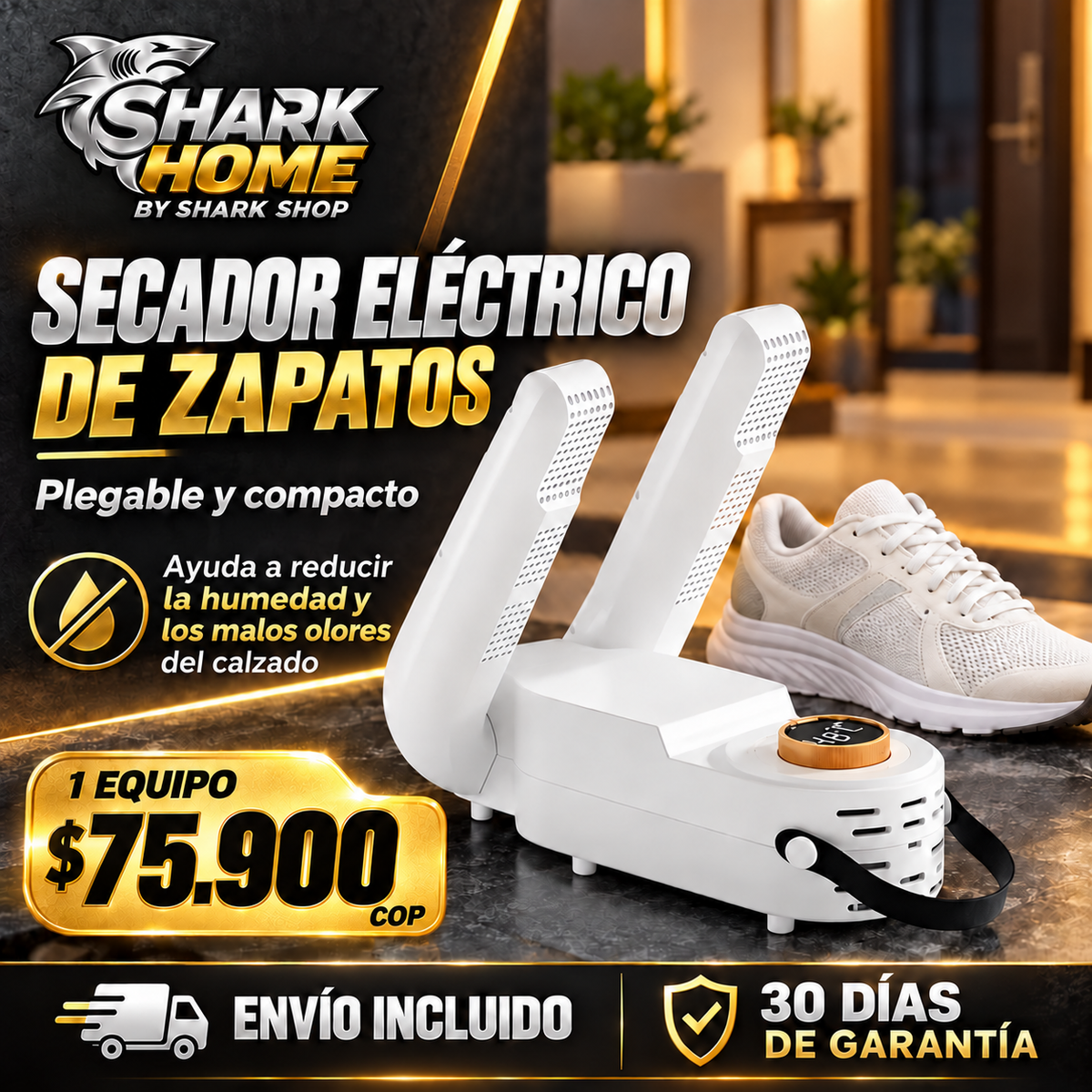 Secador Eléctrico de Zapatos Plegable PRO