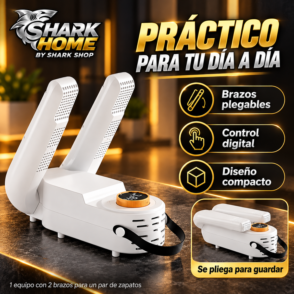 Secador Eléctrico de Zapatos Plegable PRO